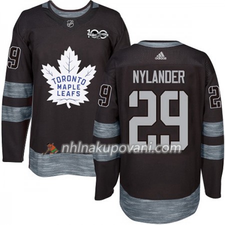 Toronto Maple Leafs Dresy William Nylander 29 1917-2017 100th Anniversary Adidas Černá Authentic - Pánské